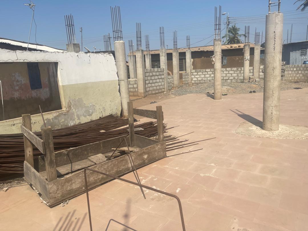 Mosque construction progress