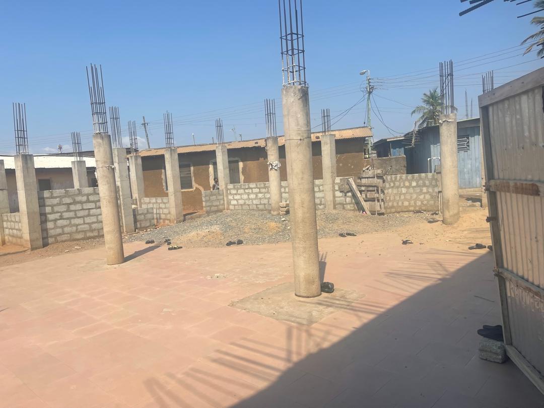 Mosque construction progress